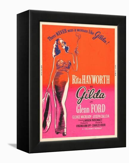 Gilda, Rita Hayworth, 1946-null-Framed Stretched Canvas