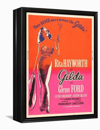 Gilda, Rita Hayworth, 1946-null-Framed Stretched Canvas