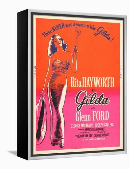 Gilda, Rita Hayworth, 1946-null-Framed Stretched Canvas