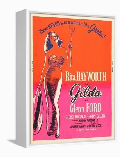 Gilda, Rita Hayworth, 1946-null-Framed Stretched Canvas