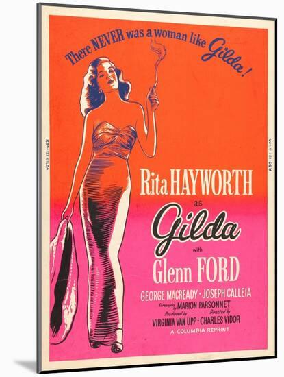 Gilda, Rita Hayworth, 1946-null-Mounted Art Print