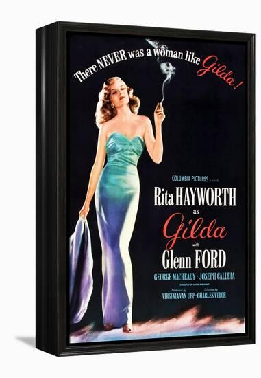 Gilda, Rita Hayworth, 1946-null-Framed Stretched Canvas