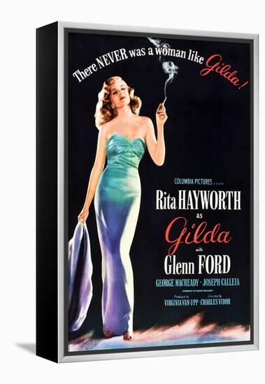 Gilda, Rita Hayworth, 1946-null-Framed Stretched Canvas