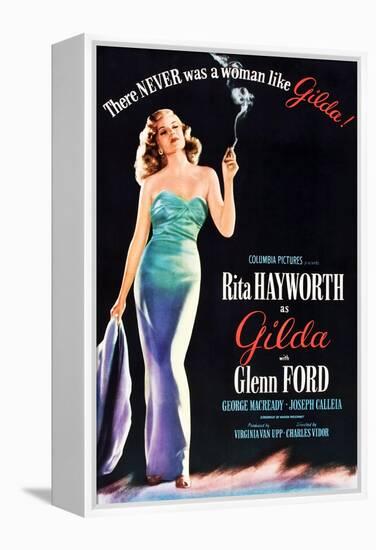 Gilda, Rita Hayworth, 1946-null-Framed Stretched Canvas