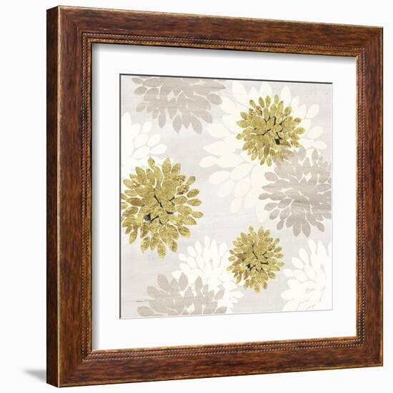 Gilded Aesthetic Flowers-Bella Dos Santos-Framed Art Print