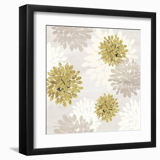 Gilded Aesthetic Flowers-Bella Dos Santos-Framed Art Print