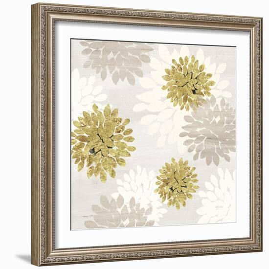 Gilded Aesthetic Flowers-Bella Dos Santos-Framed Art Print