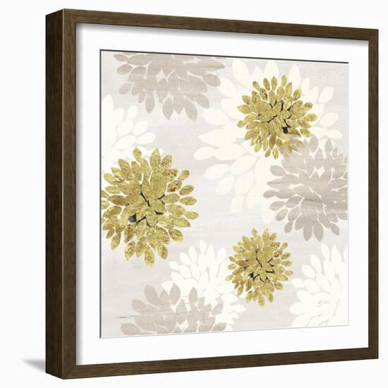 Gilded Aesthetic Flowers-Bella Dos Santos-Framed Art Print