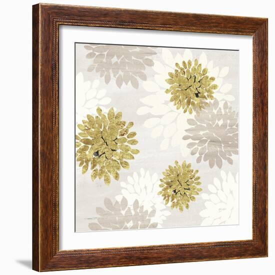 Gilded Aesthetic Flowers-Bella Dos Santos-Framed Art Print