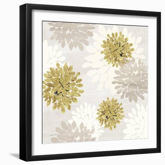 Gilded Aesthetic Flowers-Bella Dos Santos-Framed Art Print