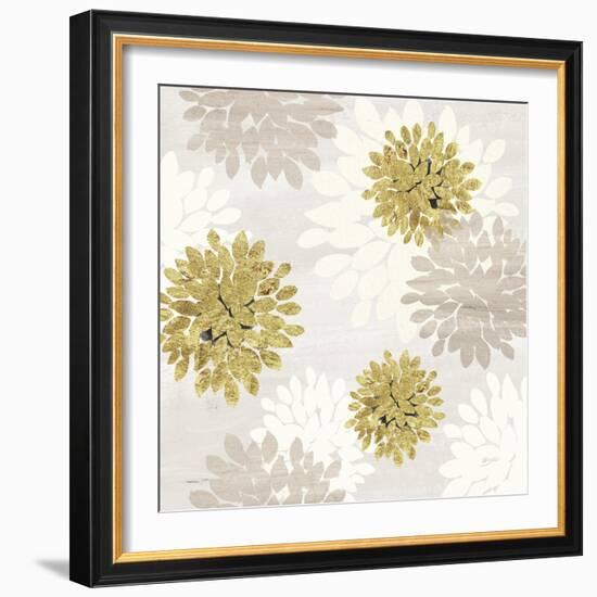 Gilded Aesthetic Flowers-Bella Dos Santos-Framed Art Print