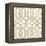 Gilded Aesthetic Lattice-Bella Dos Santos-Framed Stretched Canvas