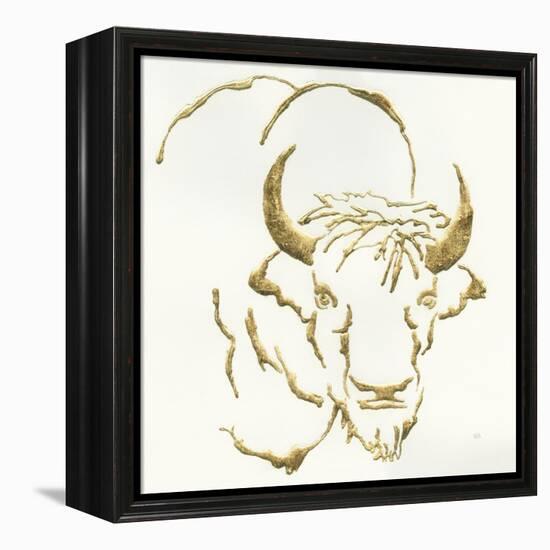 Gilded Bison-Chris Paschke-Framed Stretched Canvas