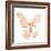 Gilded Butterflies II Blush-Shirley Novak-Framed Art Print
