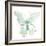 Gilded Butterflies II Mint-Shirley Novak-Framed Art Print