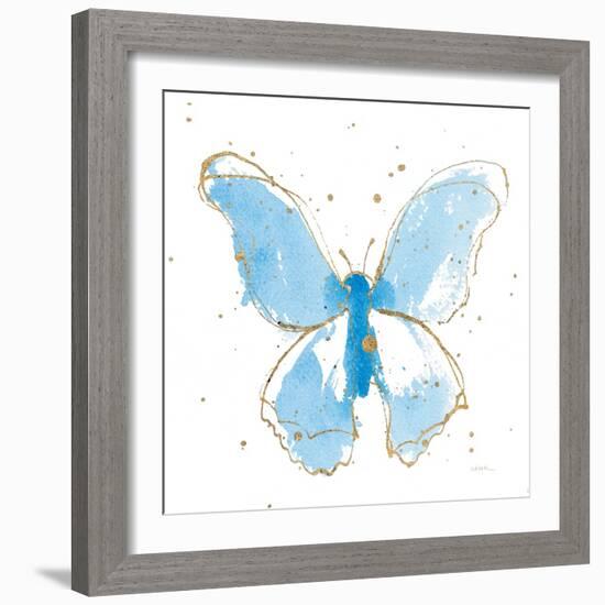 Gilded Butterflies II-Shirley Novak-Framed Art Print