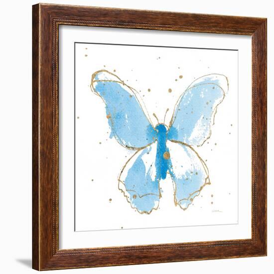 Gilded Butterflies II-Shirley Novak-Framed Art Print