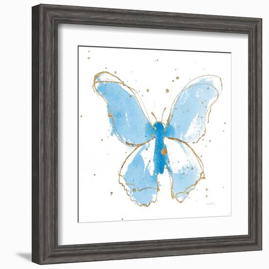 Gilded Butterflies II-Shirley Novak-Framed Art Print