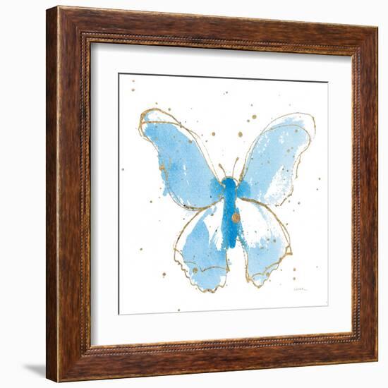 Gilded Butterflies II-Shirley Novak-Framed Art Print