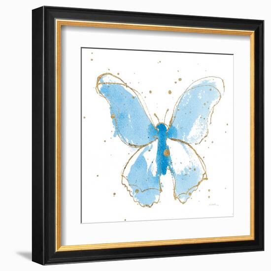 Gilded Butterflies II-Shirley Novak-Framed Art Print