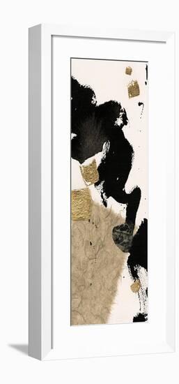 Gilded Collage I on White-Chris Paschke-Framed Art Print