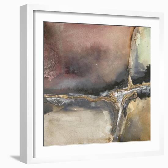 Gilded Crevice 1-Chris Paschke-Framed Giclee Print