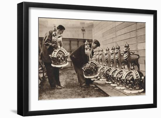 Gilded Crowns for the Mall, 1937-null-Framed Photographic Print