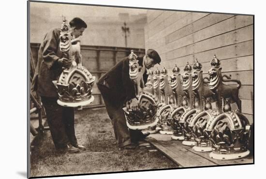 Gilded Crowns for the Mall, 1937-null-Mounted Photographic Print