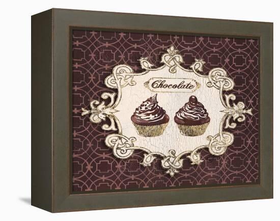 Gilded Cupcakes-Stefania Ferri-Framed Stretched Canvas