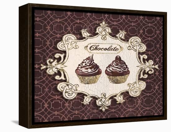 Gilded Cupcakes-Stefania Ferri-Framed Stretched Canvas
