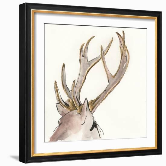 Gilded Deer-Chris Paschke-Framed Art Print