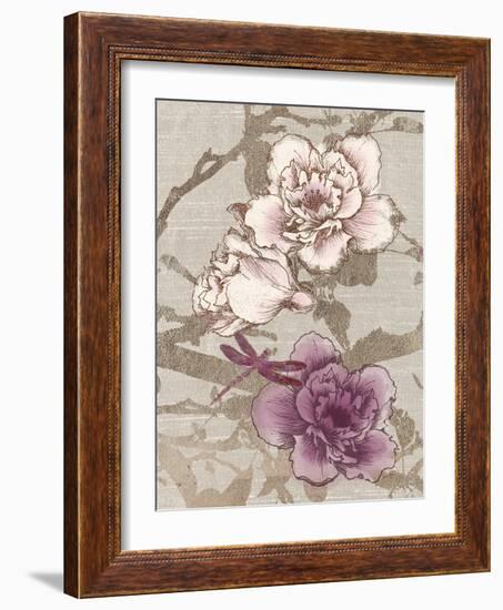 Gilded Dragonfly-Devon Ross-Framed Art Print