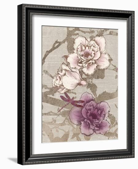 Gilded Dragonfly-Devon Ross-Framed Art Print