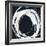 Gilded Enso IV BW-Chris Paschke-Framed Art Print