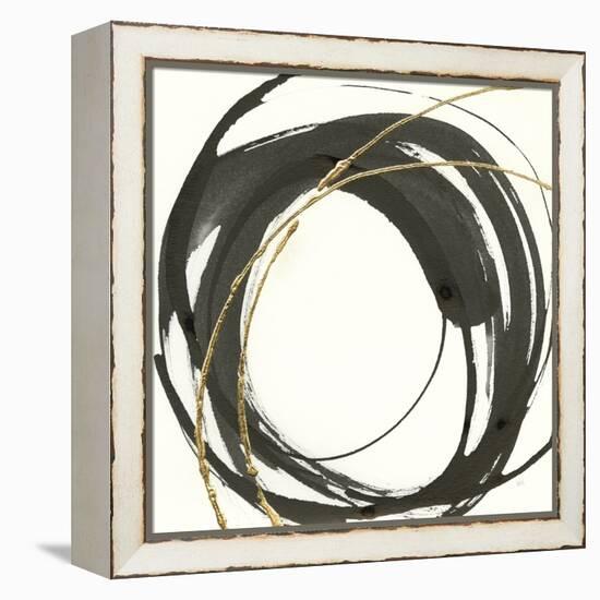 Gilded Enso IV-Chris Paschke-Framed Stretched Canvas