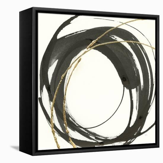 Gilded Enso IV-Chris Paschke-Framed Stretched Canvas