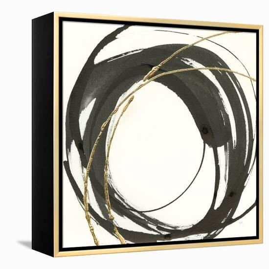 Gilded Enso IV-Chris Paschke-Framed Stretched Canvas
