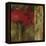 Gilded Floral - Bud-Georgie-Framed Stretched Canvas
