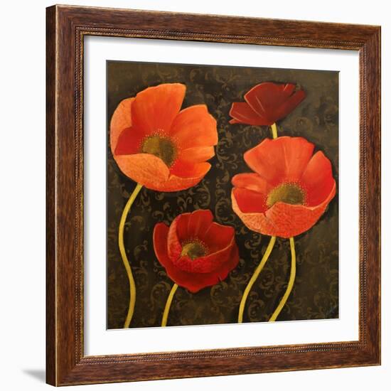 Gilded Floral II-Josefina-Framed Art Print