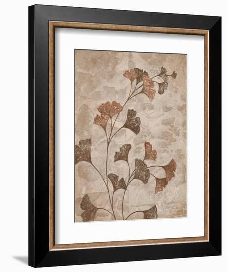 Gilded Gingko 1-Ariane Martine-Framed Art Print