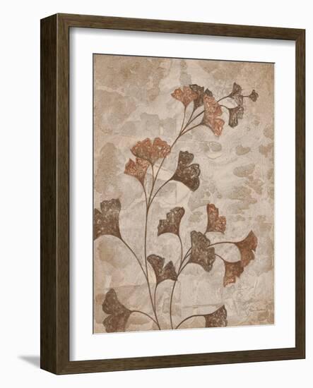 Gilded Gingko 1-Ariane Martine-Framed Art Print