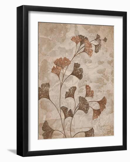 Gilded Gingko 1-Ariane Martine-Framed Art Print