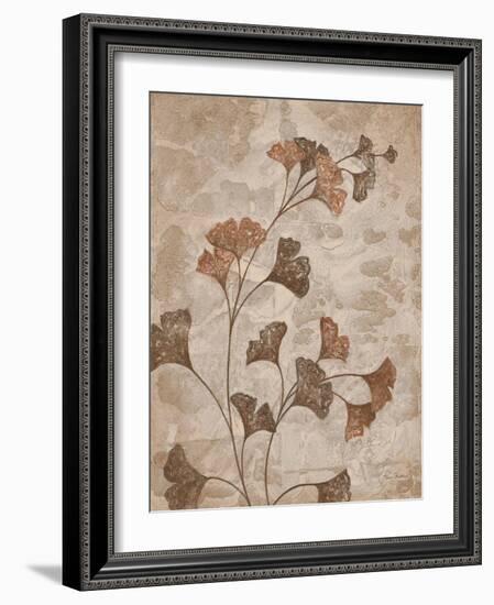 Gilded Gingko 1-Ariane Martine-Framed Art Print