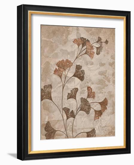 Gilded Gingko 1-Ariane Martine-Framed Art Print