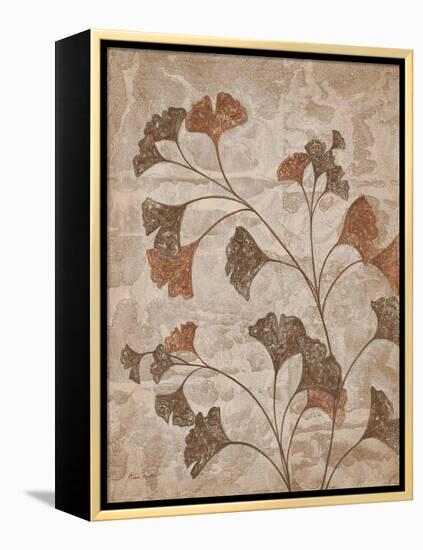 Gilded Gingko 2-Ariane Martine-Framed Stretched Canvas