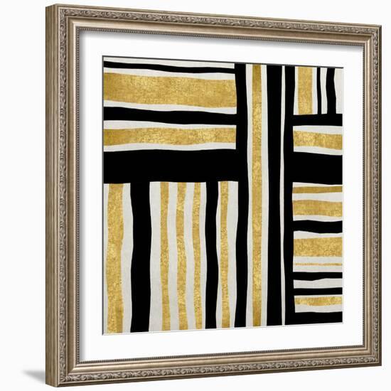 Gilded Groove I-Ellie Roberts-Framed Art Print