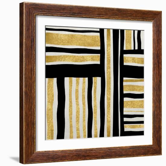 Gilded Groove I-Ellie Roberts-Framed Art Print