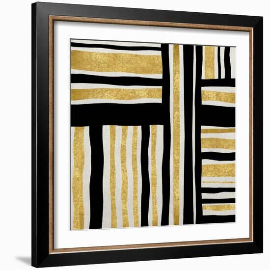 Gilded Groove I-Ellie Roberts-Framed Art Print