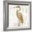 Gilded Heron II-Jennifer Goldberger-Framed Art Print