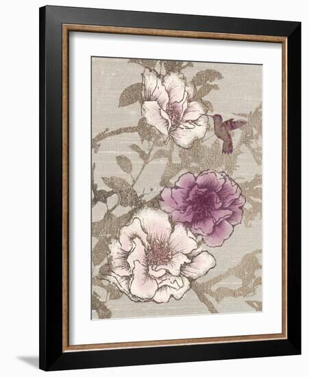 Gilded Hummingbird-Devon Ross-Framed Art Print